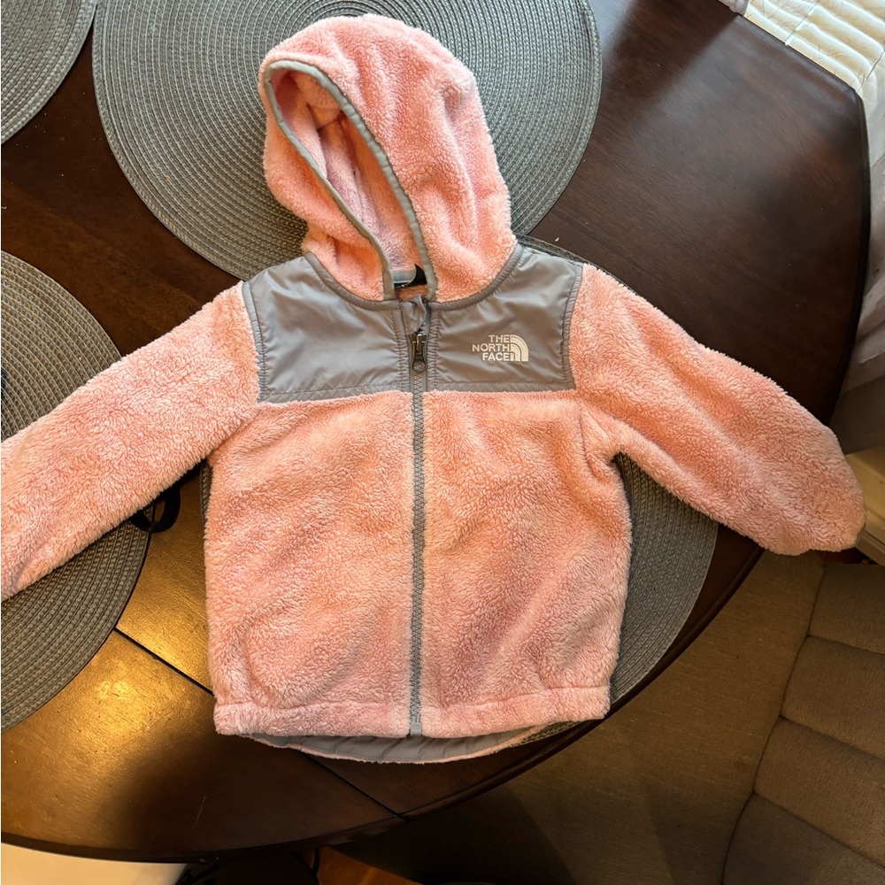 The North Face Infant Pink and Gray Jacket